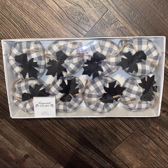 haymarket square Other - 3/$50 Haymarket Square Plaid Pumpkin Garland